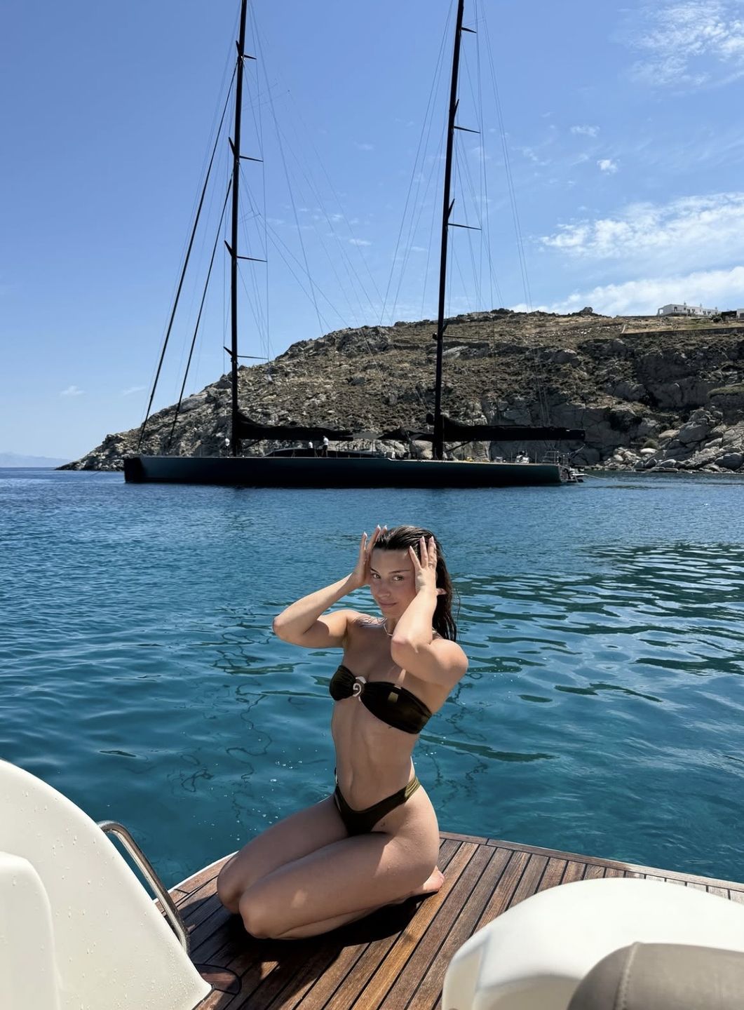 Julia Wieniawa na wakacjach 