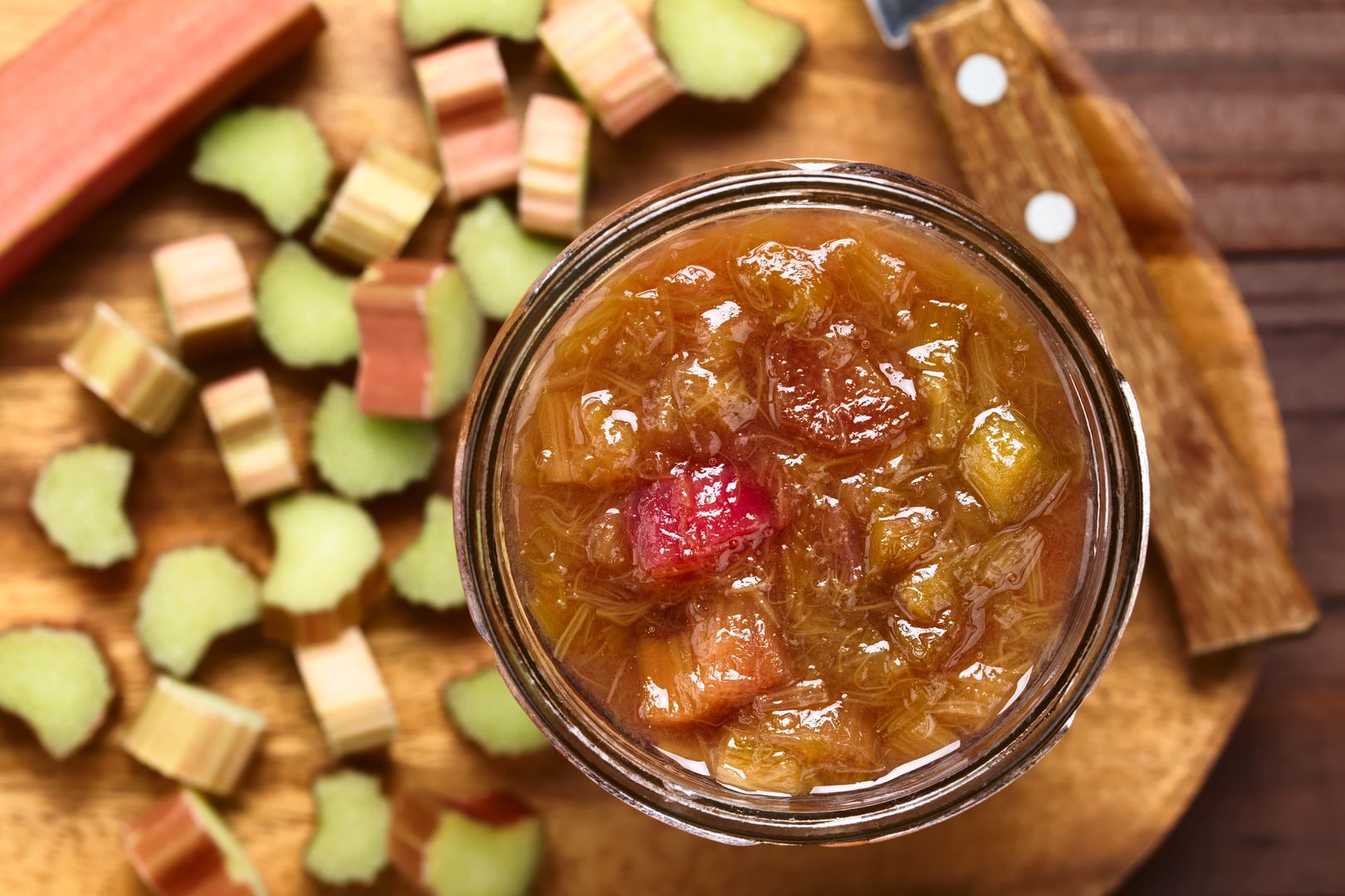 Chutney z rabarbaru