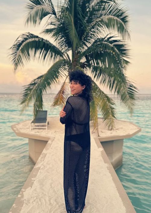 Natalia Kukulska na plaży