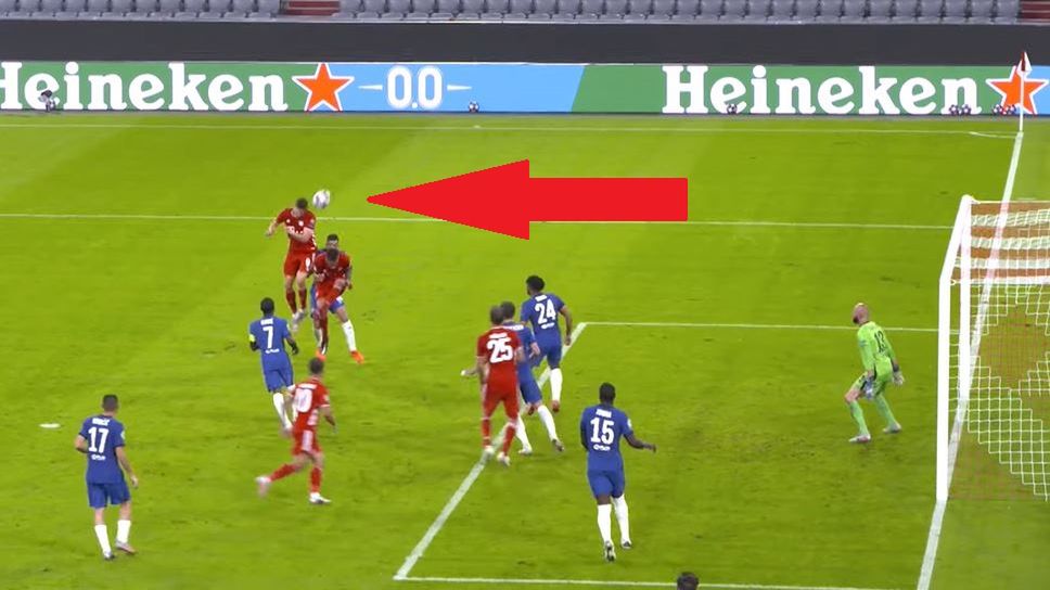 Zdjęcie okładkowe artykułu: YouTube / FC Bayern / Robert Lewandowski strzela gola na 4:1 w meczu z Chelsea