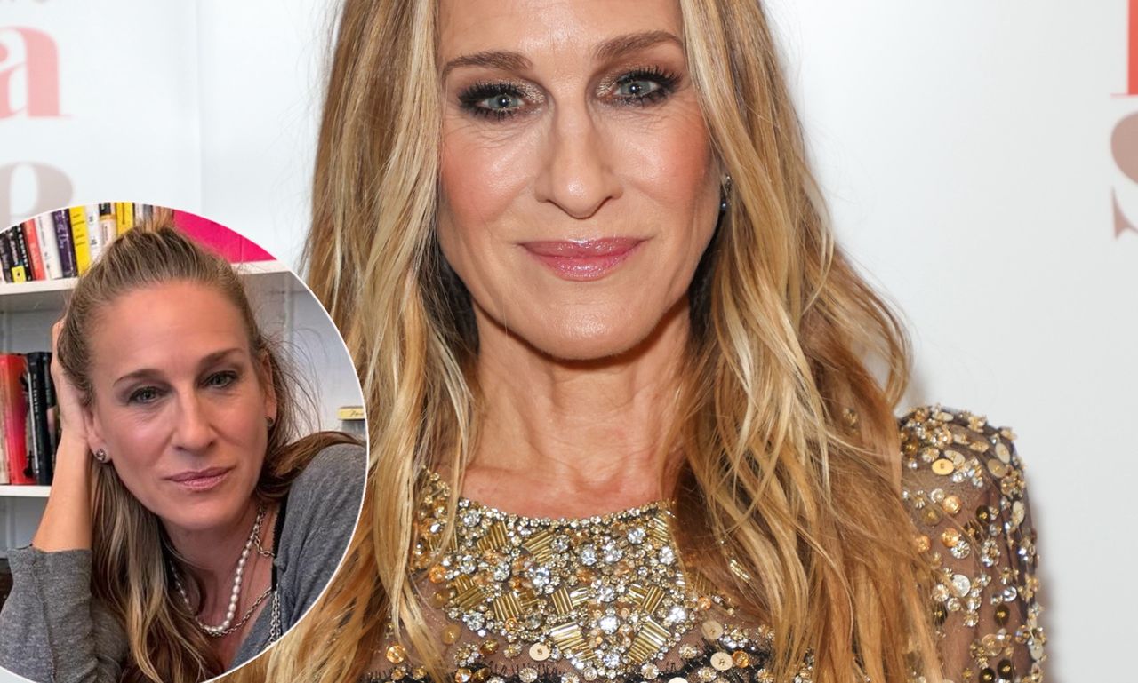 Sarah Jessica Parker błyszczała na czerwonym dywanie tuż po premierze sztuki. Na co dzień wygląda zupełnie inaczej