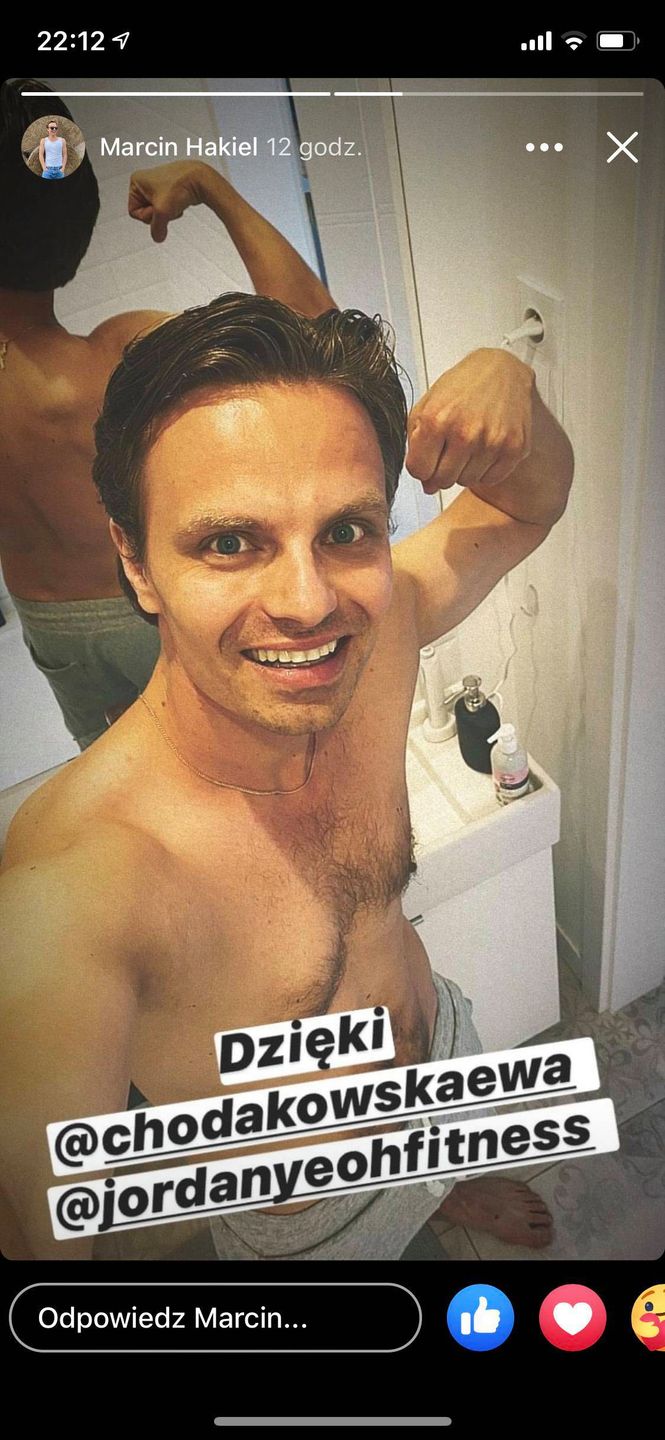 Marcin Hakiel sporo schudł