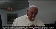 Papież o wykorzystywaniu seksualnym przez duchownych i relacjach z Bliskim Wschodem