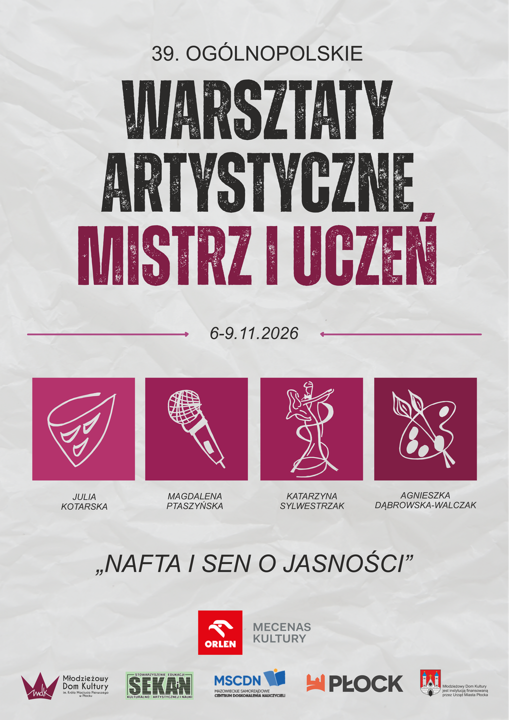 Warsztaty "Mistrz i uczeń" 2026