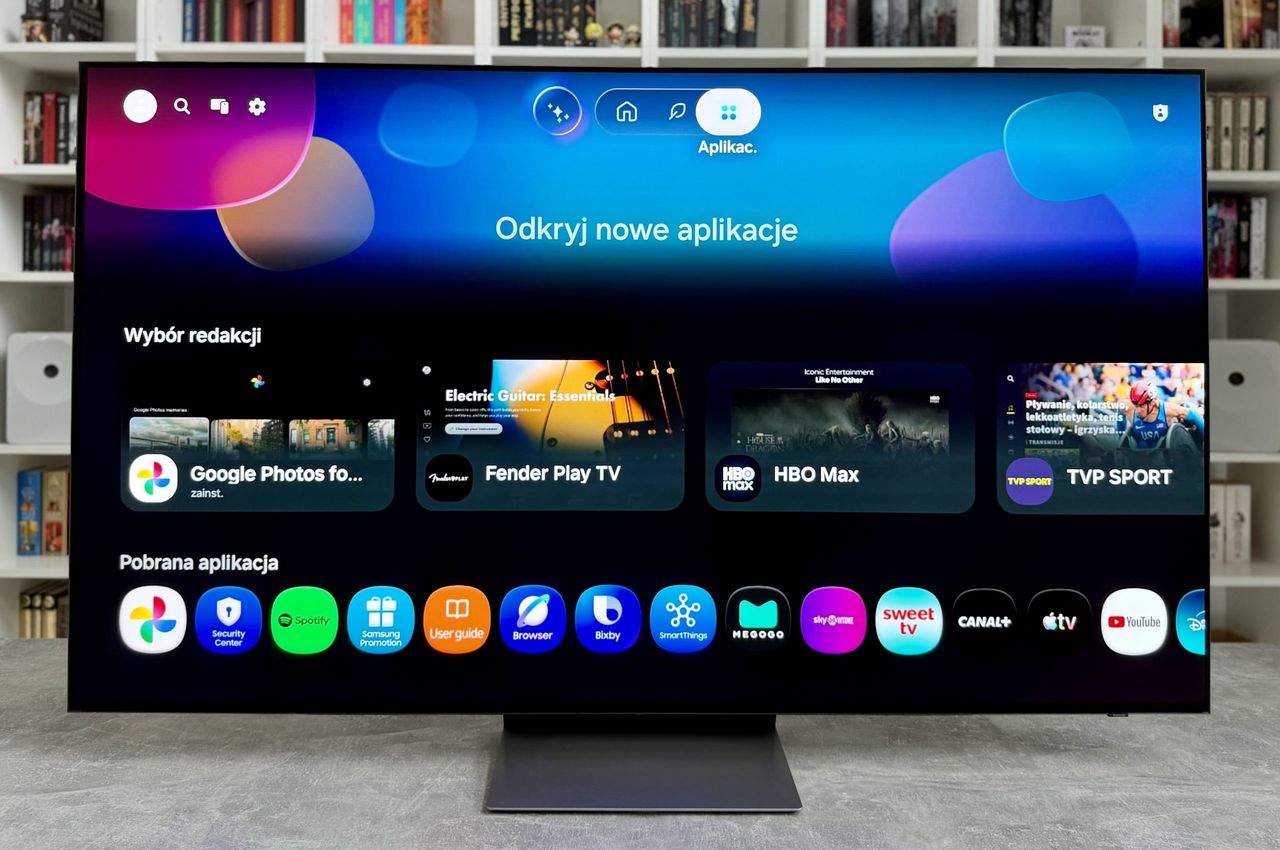 Samsung OLED S90H - sklep z aplikacjami.
