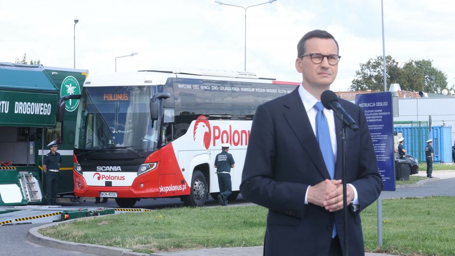 Mateusz Morawiecki na MOP Brwin�w P�?noc
10.08.2022 Brwinow Konferencja prasowa premiera Mateusza Morawieckiego na MOP Brwinow Polnoc 
fot. Andrzej Iwanczuk/REPORTER
n/z: Mateusz Morawiecki
Andrzej Iwanczuk/REPORTER