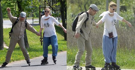 Monika UCZY ZBYSZKA... jeździć na rolkach! (ZDJĘCIA)