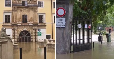 Stolica Słowacji zagrożona powodzią. Nagrania z Bratysławy