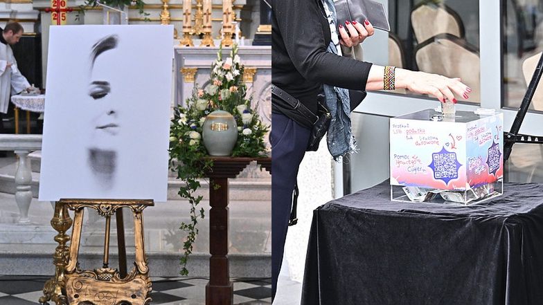 Zbiórka na pogrzebie Joanny Kołaczkowskiej