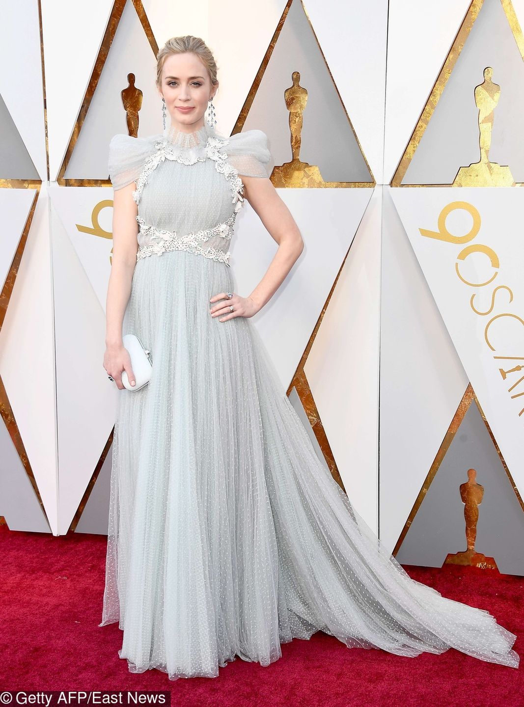 Emily Blunt – Oscary 2018, kreacja: Schiaparelli