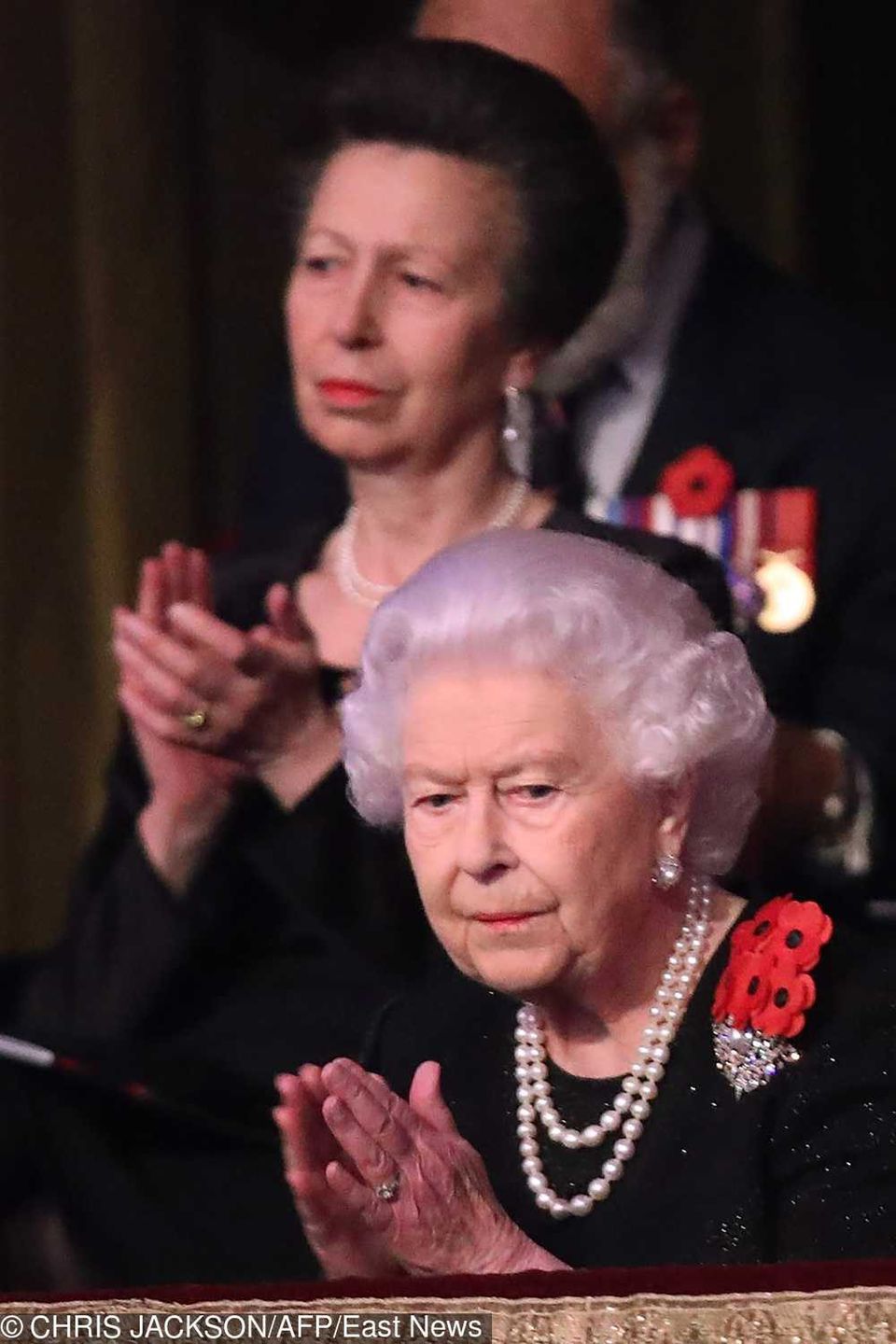 Elżbieta II i księżna Anna