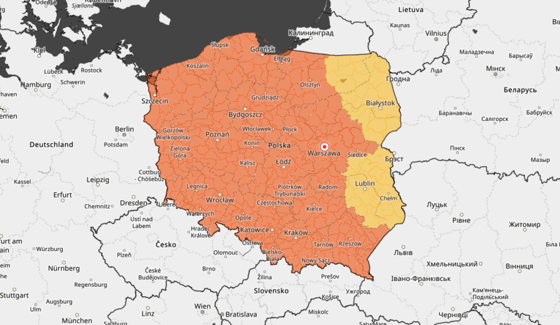 IMGW ostrzega przed niżem Poly. Lepiej się przygotować