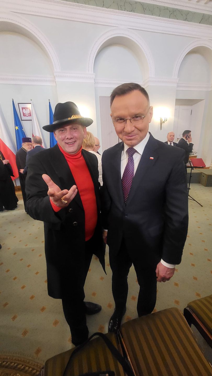 Bogdan Trojanek i Andrzej Duda