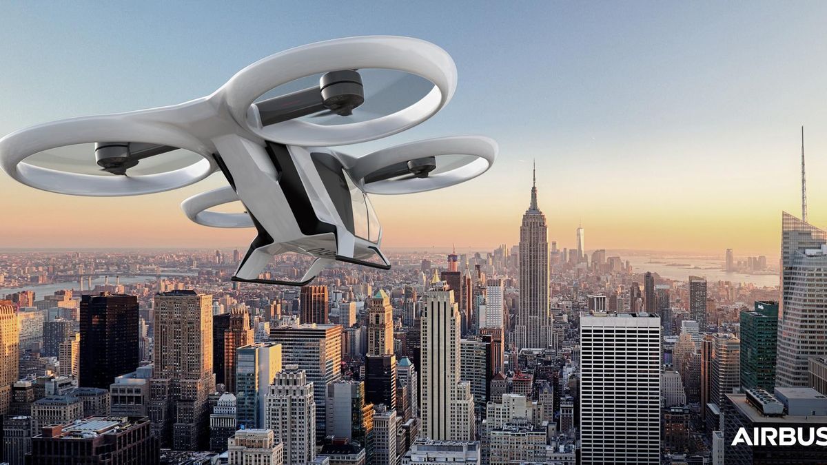 Nie wiadomo jeszcze, jak będą wyglądały latające taksówki. Airbus pokazuje na razie tylko wizualizacje
