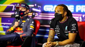 Verstappen wyszydził Hamiltona. "Dobrze, że mając 37 lat ciągle się uczy"