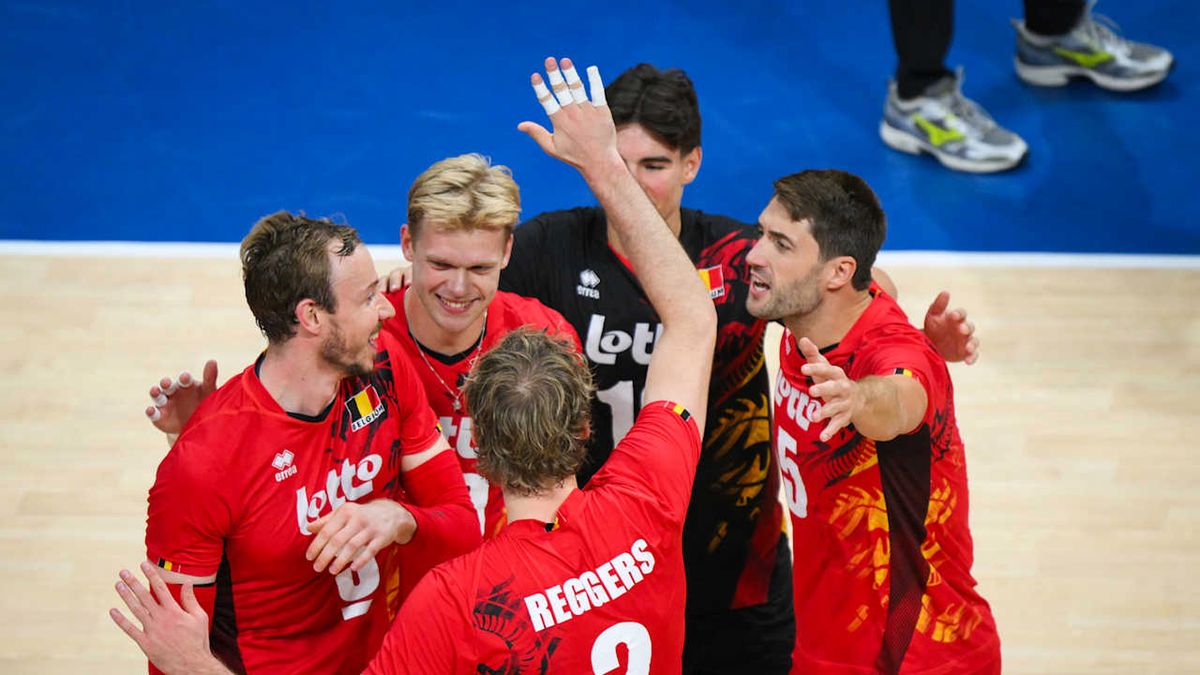 Materiały prasowe / VolleyballWorld / Na zdjęciu: reprezentacja Belgii