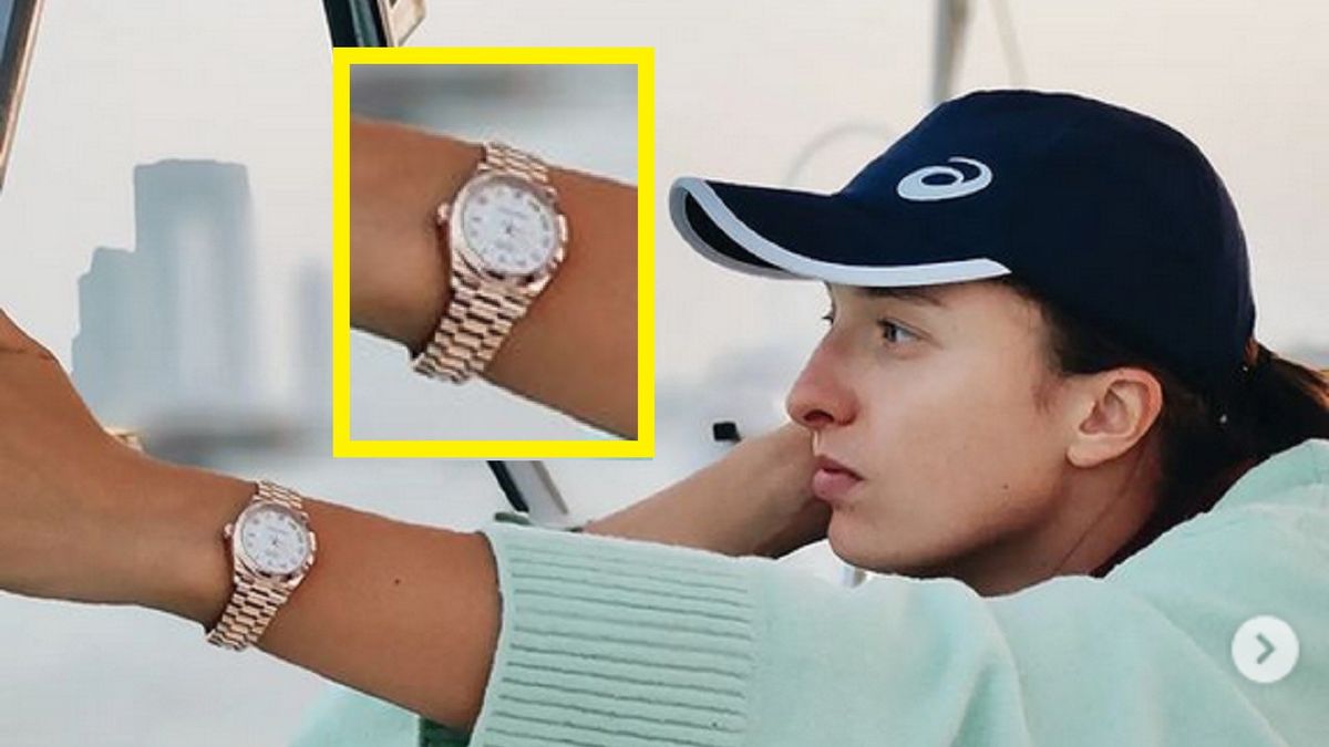 Zdjęcie okładkowe artykułu: Instagram /  / Iga Świątek i jej Rolex