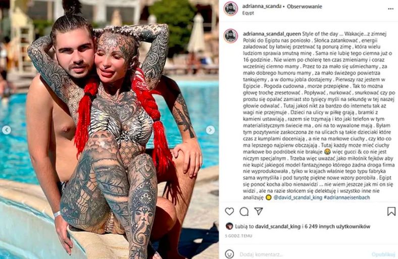 Adrianna Eisenbach relacjonuje wakacje z młodszym ukochanym 