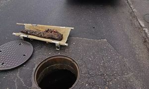 Niewybuch w studzience deszczowej. "Pierwszy raz w 36-letniej karierze"