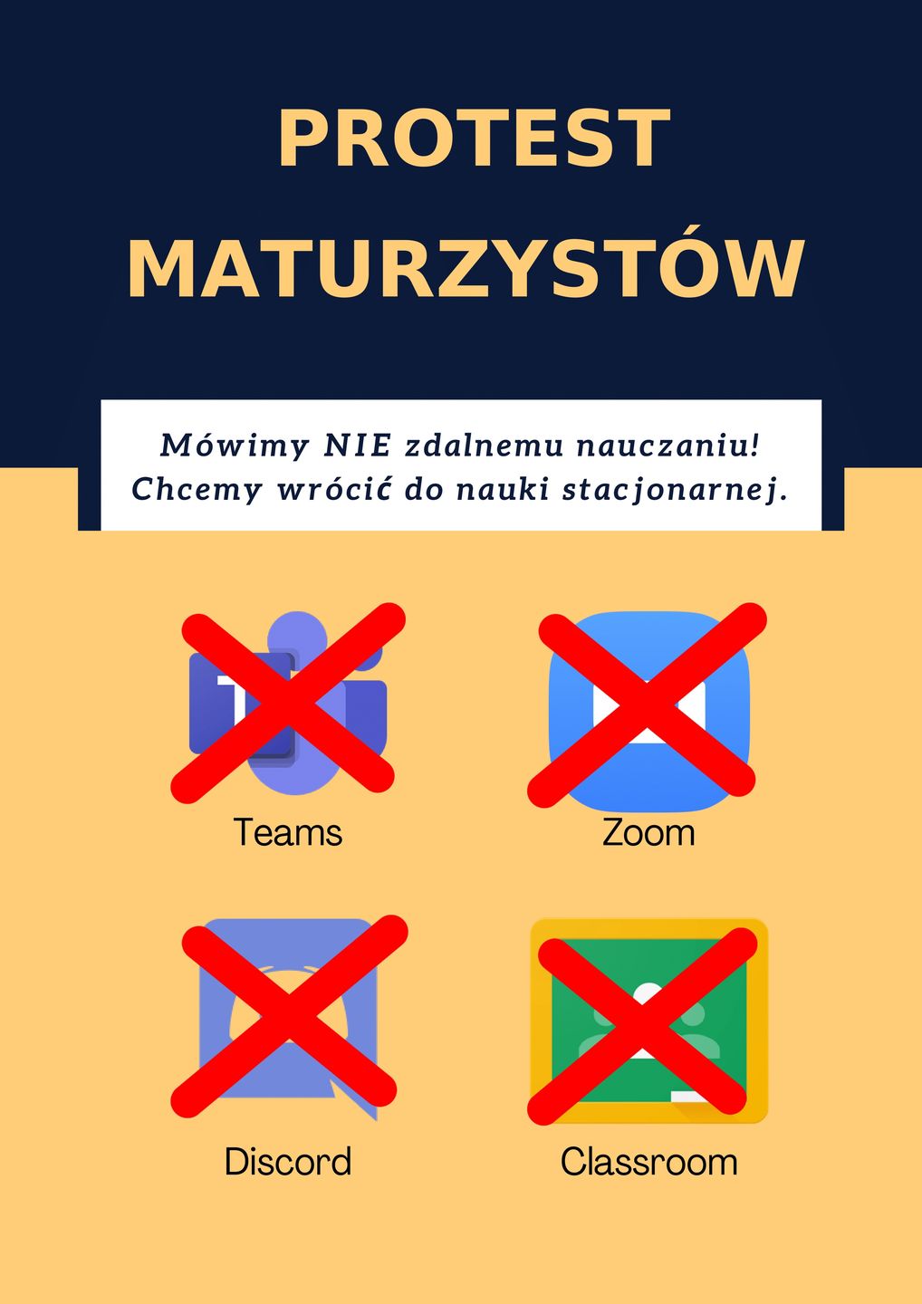 protest maturzystów
