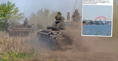 Zmasowany atak na bazę Rosjan. "Krzyki ludzi pod gruzami"