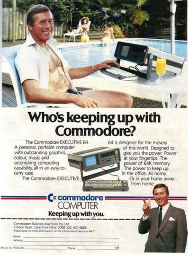 Mobilny Commodore 64 i USB z 1983 roku. Co jeszcze reklamowano w latach 80.? 2