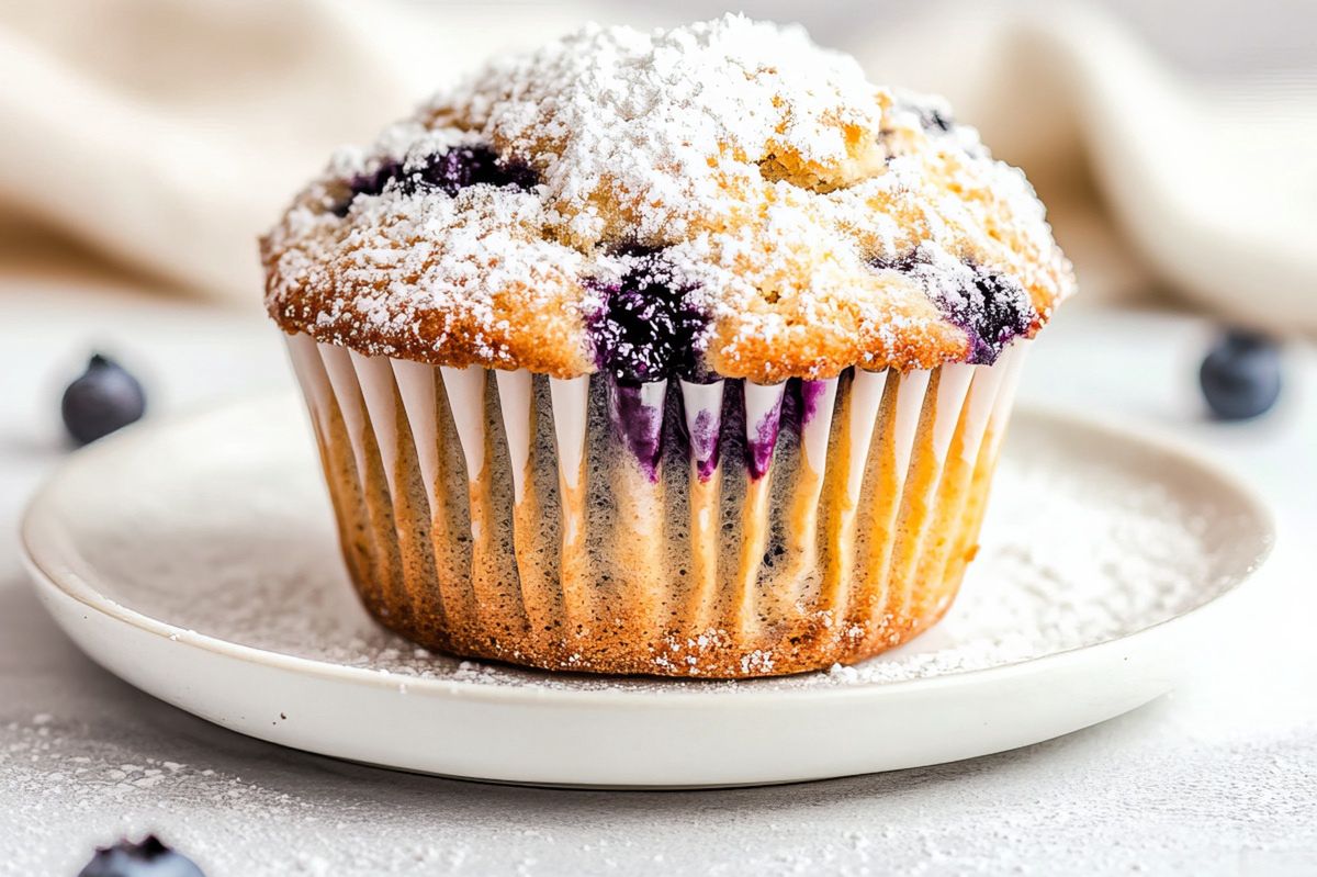 Fluffy muffins with buttermilk