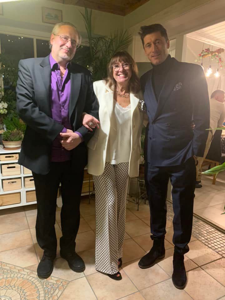 Iwona Lewandowska i Jacek Zwoniarski i Robert Lewandowski