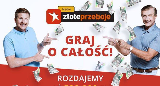 Zygmunt i Filip Chajzerowie w loterii „Graj o całość” jesienią w Radiu Złote Przeboje
