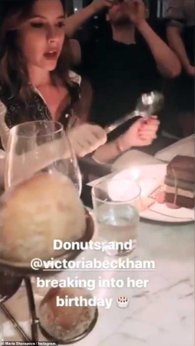 Victoria Beckham świętuje urodziny z Marią Sharapovą