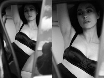 51-letnia Monica Bellucci w samej bieliźnie reklamuje "Spectre"! (ZDJĘCIA)