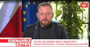 Koronawirus w Polsce. Łukasz Szumowski: "Maseczki zostaną, dopóki będzie z nami wirus"