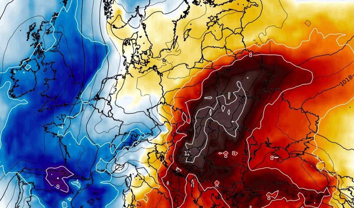 Pogoda. Trąby, nawalny grad i wichura do 100 km/h. IMGW ostrzega: śledźcie komunikaty w weekend (wxcharts.com/screen)