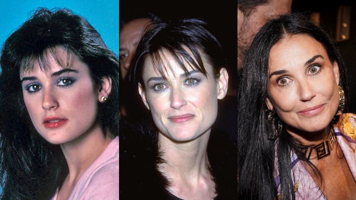 Tak zmieniała się twarz Demi Moore