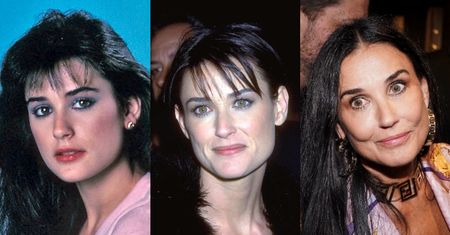Demi Moore ma 61 lat. Wielu twierdzi, że gwiazda wiele razy ingerowała w urodę. Zobaczcie, jak zmieniała się na przestrzeni lat (ZDJĘCIA)