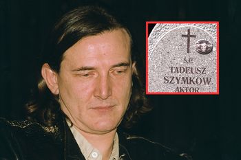 Grób aktora "Ekstradycji" uległ zniszczeniu. Smutny los Tadeusza Szymkowa