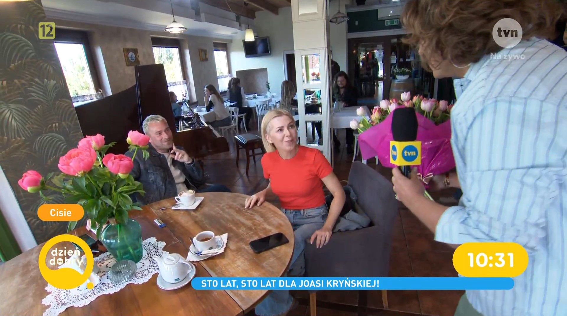 Kadr z programu "Dzień Dobry TVN"