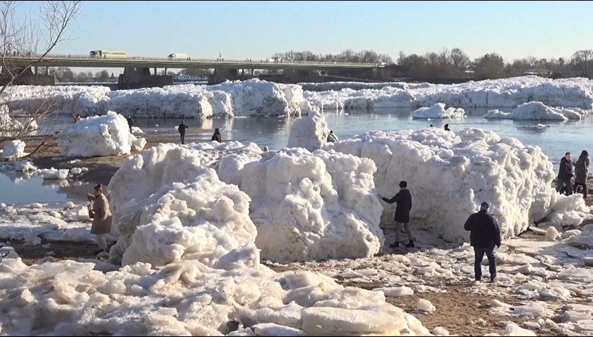 To nie Antarktyda. Tak wygląda Łaba