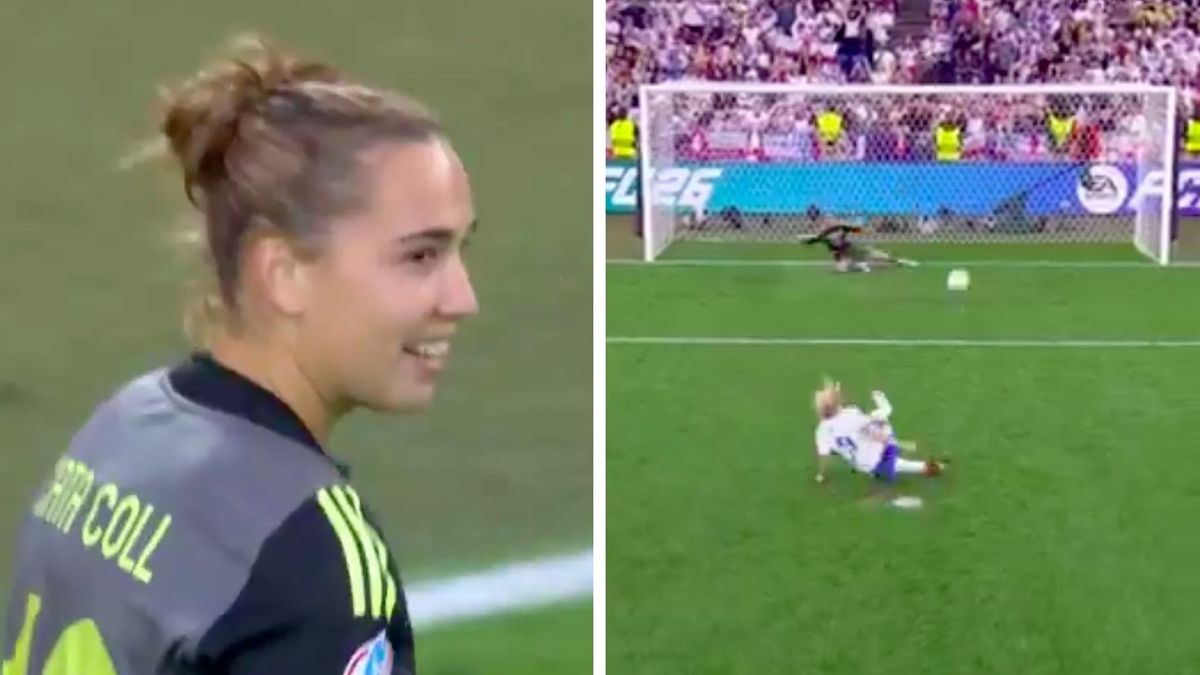 Twitter / TVP Sport / Rzuty karne podczas finału Euro Anglia - Hiszpania