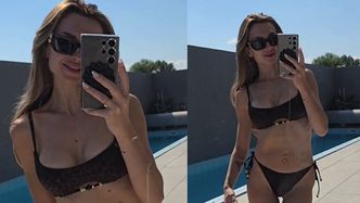 Wersow pozuje w bikini, eksponując zgrabną sylwetkę po ciąży: "Otworzyliśmy sezon basenowy" (FOTO)