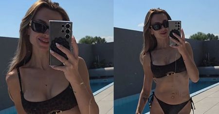 Wersow pozuje w bikini, eksponując zgrabną sylwetkę po ciąży: "Otworzyliśmy sezon basenowy" (FOTO)