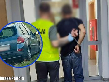 Nowe Strącze: Ukradł samochód, a potem porzucił go w polu