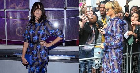 Wzorzysty dres z kapturem: Rihanna vs. Horodyńska (FOTO)