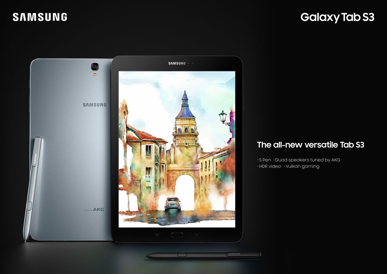 Samsung Galaxy Tab S3 – mobilne centrum rozrywki z czterema głośnikami