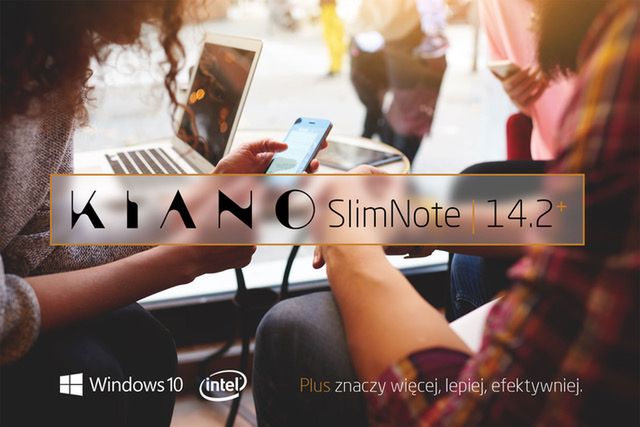 KIANO SlimNote 14.2+ z 4GB RAM w cenie 899 zł!