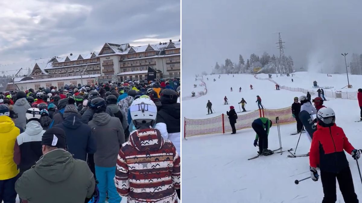 Pokazała kolejki w Białce Tatrzańskiej.