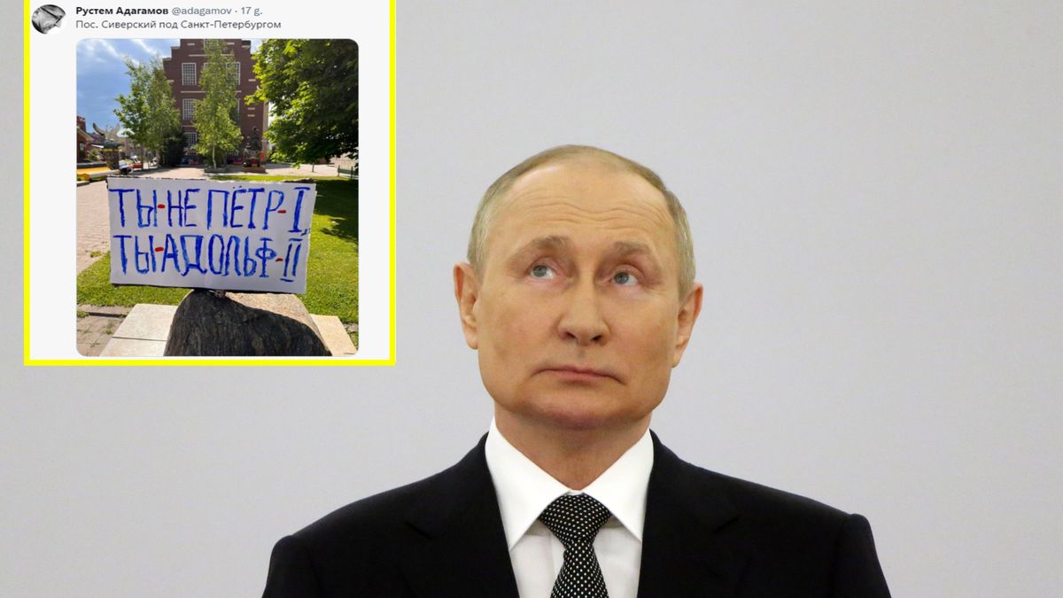 Władimir Putin został porównany do Adolfa Hitlera 