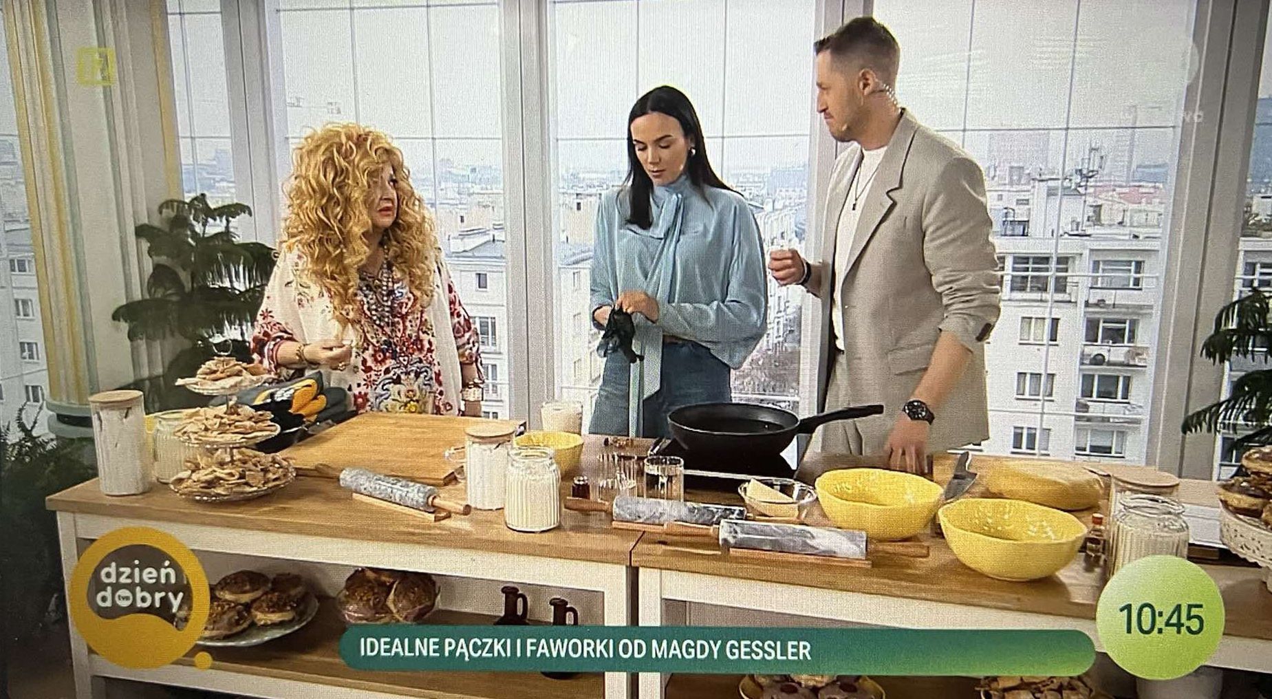 Magda Gessler, Paulina Krupińska i Damian Michałowski