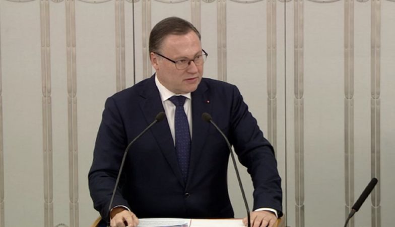 Senator Grzegorz Bierecki - sprawozdawca projektu ustawy o nadzorze finansowym