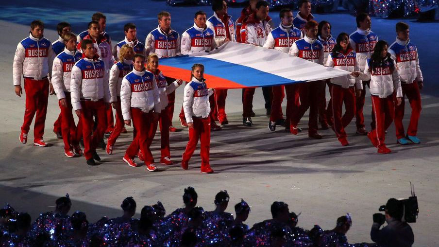 Getty Images / Doug Pensinger / Na zdjęciu: reprezentacja Rosji podczas igrzysk w Soczi